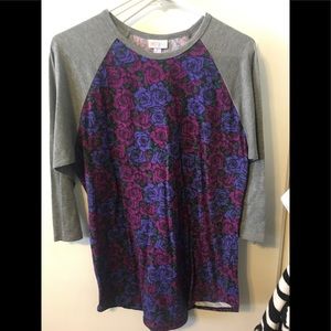 Lula Roe Randy floral shirt